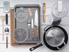 Kitchen utensils for preparing vegetables