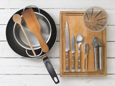 Kitchen utensils for making desserts