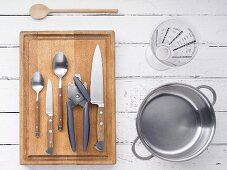 Kitchen utensils for making soup