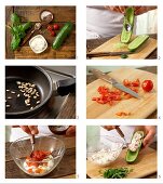 How to prepare stuffed mini cucumbers
