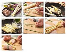 How to prepare turkey & asparagus rolls