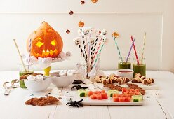 A spooky Halloween buffet