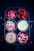 Sugar decorations for cupcakes (Valentine's Day)