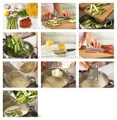 How to prepare asparagus pasta with Grisons air-dried beef