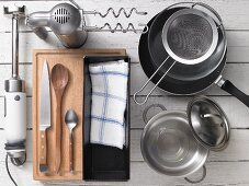 Kitchen utensils for making bread