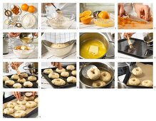 How to prepare apricot bagels with amaranth