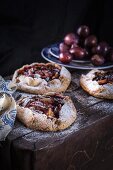 Plum galettes