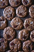 salted double chocolate buckwheat cookies (gluten-free)