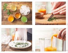 How to prepare a speedy spinach cocktail with carrot and celery juice