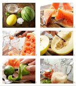 How to prepare melon punch with lime