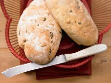 Tomato ciabatta bread