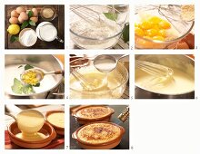 Crème Brûlee mit Eigelb, Lorbeer und Zitronenschale zubereiten