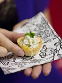 Crab and Filo Pastries