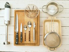 Kitchen utensils for the preparation of sorbet
