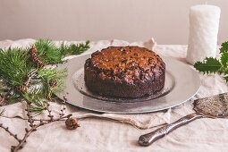 Früchtekuchen zu Weihnachten