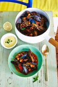 Spanish-style mussels