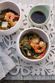 Buk Choy with Prawns