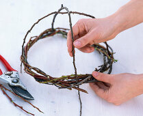 Basket of twigs