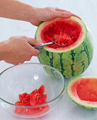 Watermelon as a vase