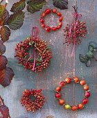 Threaded rosehips