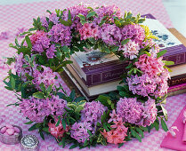 Hyacinths wreath