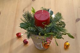 Advent wreath from single pots (4/5)