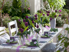 Tulips table decoration