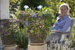 Willow basket for climbing plants 17/17