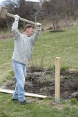 Building a garden fence