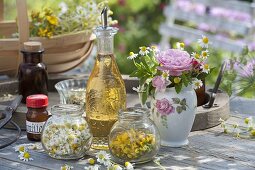 Nourishing homemade herb oil