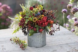 Bouquet of wild fruits