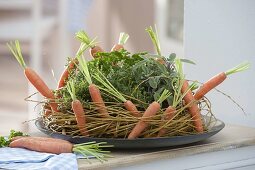 Vegetable herb wreath