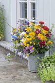 Lush bouquet from the cottage garden