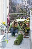 Balcony through the seasons