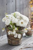 Small chrysanthemum (autumn chrysanthemum) bouquet