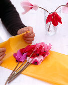 Cyclamen as cut flowers