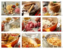 How to prepare a lamb curry with chickpeas and cinnamon