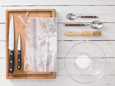 Utensils for fish dishes