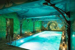 Exclusive basement swimming pool