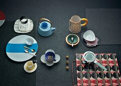 Tea accessories in different colours, materials and designs