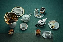 Tea accessories in different colours, materials and designs