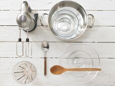 Kitchen utensils for the preparation of frothy coffee