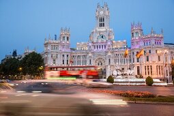 Palacio de Cibeles, Madrid, Spanien