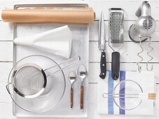 Kitchen utensils for baking