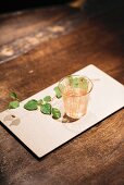 Drink in cocktail bar (Tokyo, Japan)