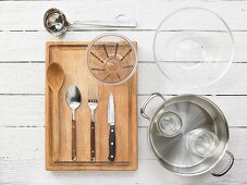 Kitchen utensils for making jam