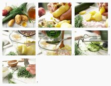 Kitchen utensils for making potato salad – License Images – 12272079 ❘  StockFood