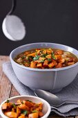Sweet and sour lentils