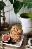 Feigencookies mit Pecannüssen