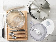 Kitchen utensils for the preparation of cannelloni